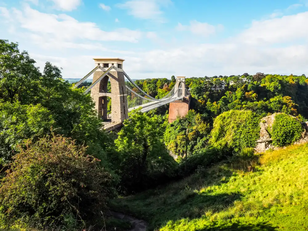 Clifton Suspension Bridge over the Avon Gorge in Bristol